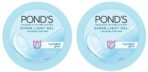 Pond's Super Light Gel Oil Free Moisturiser With Hyaluronic Acid + Vitamin E, 200 ML (Pack of 2) - Fast UK Delivery