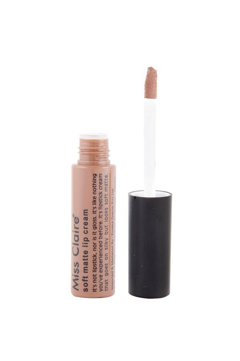 uk61KZcVYCXyL-1-1.jpg Miss Claire Soft Matte Lip Cream, 09 Beige, 6 g - Fast UK Delivery - Image 1