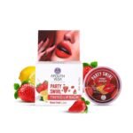 Ayouthveda Party Swirl Tinted Lip Balm | Heals Cracked & Undernourished Lips| Moisturizer For Chapped And Dry Lips | Enriched With Coconut And Olive Oil | Hot Red Fruity Lip balm (10gm) - Fast UK Delivery