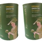 KORAKUNDAH Organic Green Tea in Canister (Gun Powder) 100 g | Pack of 2 | Total 200 g | Rich in Antioxidants | Chamraj Finest Nilgiri Tea - Fast UK Delivery