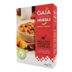 Gaia Crunchy Real Fruit Muesli 400 GM - The Deliciously Crunchy and Nutritious Breakfast Cereals| The Perfect Blend of Crunch, Fiber-Rich Oats, Nuts, and Real Fruits.That'll Fuel You All Day! Get your hands on now! Transform Your Mornings - Fast UK Delivery