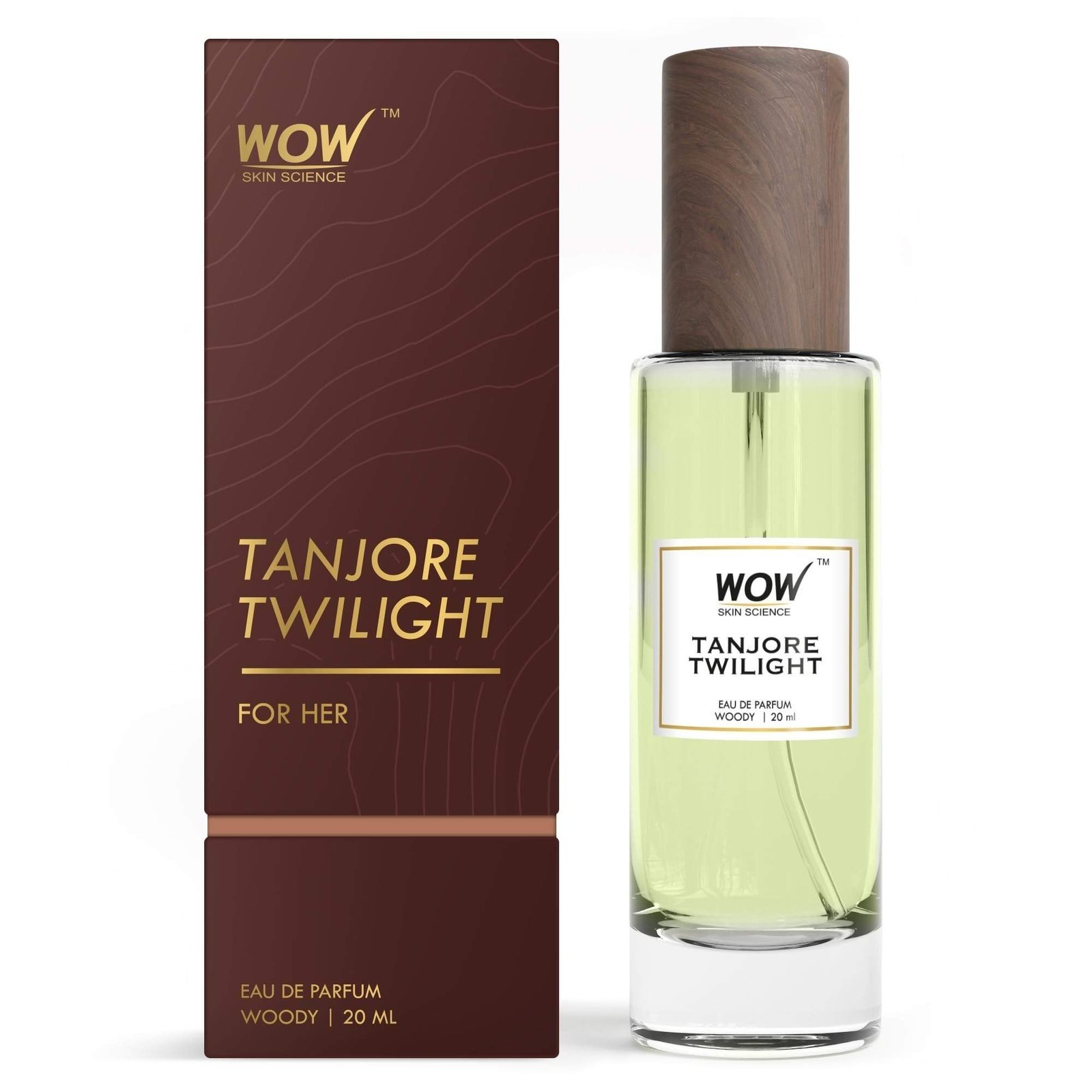 uk61L0sJDlxnL-1-1.jpg WOW Skin Science Tanjore Twilight | Woody - Eau De Parfum | Premium Valentine's Day Gift For Women | Long Lasting Luxury Perfume for Her | 20ml - Fast UK Delivery - Image 1