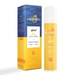 Aqualogica Glow+ Dewy Sunscreen SPF 50 PA++++ with Papaya & Vitamin C | For Dry, Sensitive, Oily & Combination Skin | UVA/B & Blue Light Protection | Fragrance-Free | For Men & Women | 50g - Fast UK Delivery