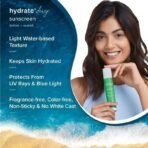 Aqualogica Hydrate+ Dewy Sunscreen SPF 50 PA+++ 50g | UVA/B & Blue Light Protection for Men & Women | For Oily, Combination & Dry Skin | Fragrance-Free - Fast UK Delivery - Image 5