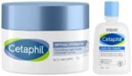 Cetaphil Gentle Skin Cleanser 125ml Hydrating with Niacinamide Vitamin B5 Optimal Hydration Replenishing Night Cream 50g Lightweight & Fast Absorption Hyaluronic Acid Blue Daisy Extract Niacinamide - Fast UK Delivery