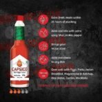 DABUR Capsico Red Pepper Sauce -60 Grams|Red Hot Sauce|For Pizza, Pasta, Sandwich & Mocktails|Made With Fresh Bhut Jolokia Pepper: Spiciest Chilli|Pure & Authentic Chilli Sauce|No Artificial Flavours - Fast UK Delivery - Image 4