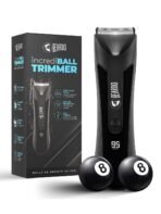 Beardo incrediBALL Trimmer for Men | Ball Trimmer for Men with Skin Safe Tech | No Nicks with Ceramic Blades | Shower friendly IPX5 Water resistant | LED display, LED torch, Dock | Use as per directions | Intimate grooming tool for private parts | Body groomer | Gift For Brother | Gift For Friends - Fast UK Delivery