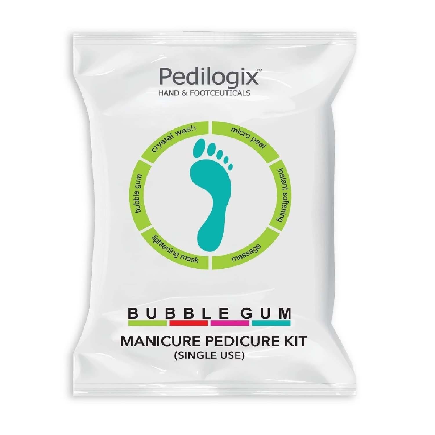 uk61LekBb5yAL-1-1.jpg O3+ Pedilogix Bubblegum Manicure Pedicure Kit for Hand and Feet Lightening, Softening and Massage (1 Pc, 57 g) - Fast UK Delivery - Image 1