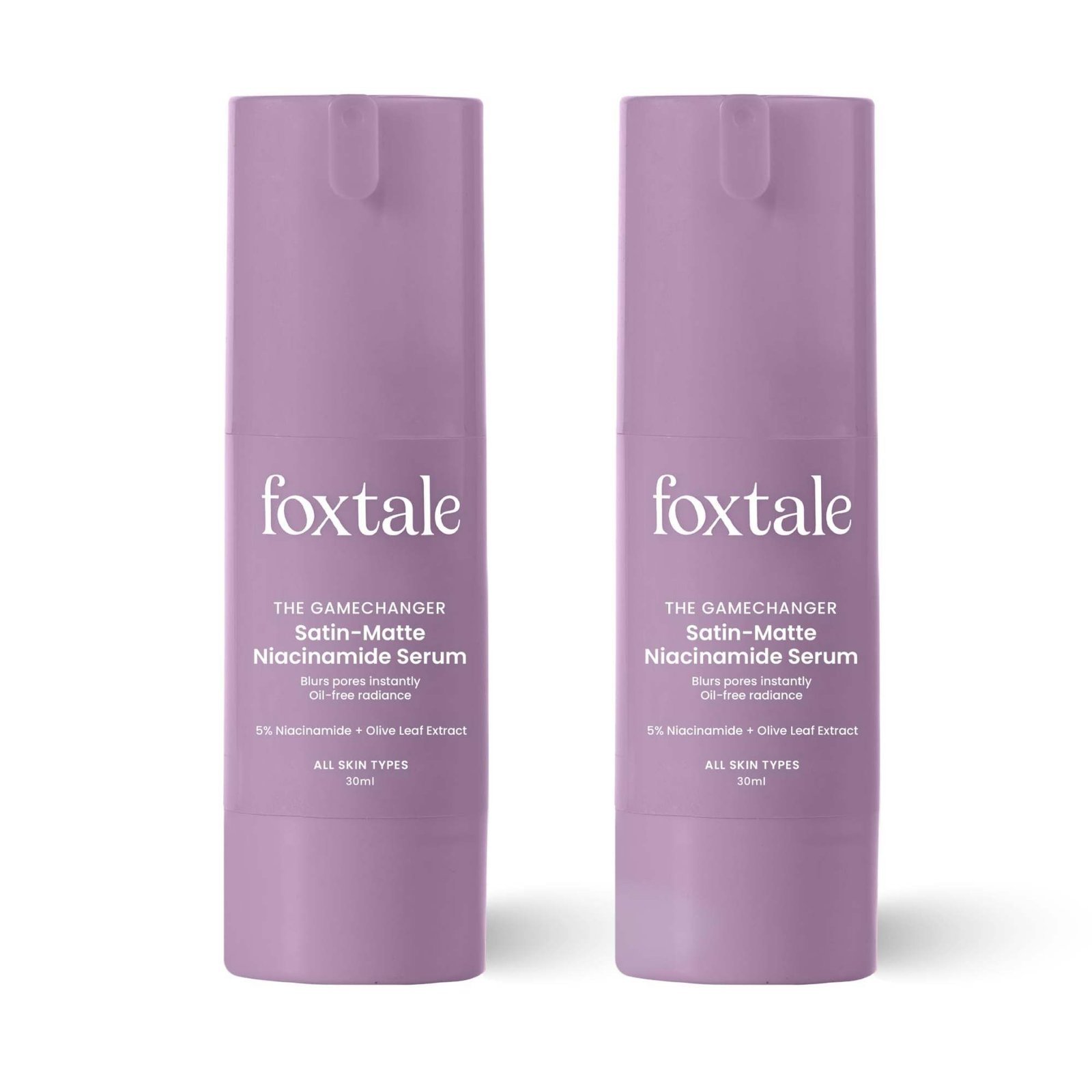 uk61Li1Xe0V5L-1-1.jpg Foxtale- (Pack of 2) 5% Niacinamide Face Serum | Fades Blemishes & Acne Marks | Reduce Dark Spots | Controls Oil and Brightens Skin | Lightweight & Non-sticky | All Skin Types | Men & Women - 30ml - Fast UK Delivery - Image 1