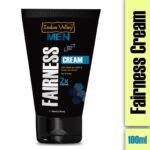 INDUS VALLEY Men Fairness Cream With Dead Sea Water & Green Tea Extract For Natural Fair Look (100 ml) - Fast UK Delivery