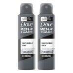 Dove Men+Care Invisible Dry Spray Antiperspirant Deodorant, Up To 48 hrs Protection From Sweat & Odour, Instantly Dry for Cleaner Feel & Leaves No White Marks or Stain, Soothes & Moisturises Skin, Warm, Oriental Scent, 250ml (Pack of 2) - Fast UK Delivery