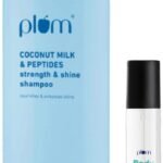 Plum Coconut Milk & Peptides strength & shine shampoo & Plum BodyLovin' Hawaiian Rumba Eau De Parfum Combo - Fast UK Delivery