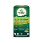 Organic India Tulsi Green Tea Lemon Ginger 25 Tea Bags - Fast UK Delivery