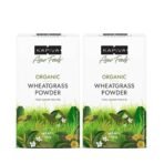 Kapiva Organic Wheatgrass Powder 100g (Pack of 2) | USDA Organic Certified | Detox Your Body | Improve Your Immunity - Fast UK Delivery