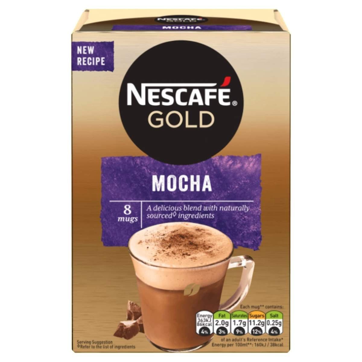 uk61NUT86NwNL-1.jpg Nescafe Gold Mocha, 176 g - Fast UK Delivery - Image 1