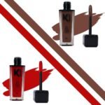 KINDED Lip Eye and Cheek Tint Combo for Women Girls Longlasting Moisturizing Vitamin E Liquid Lip Colour Lipstick Eyeshadow Blush (Matte Finish, Choco Brown & More Maroon, 9 ml each) - Fast UK Delivery