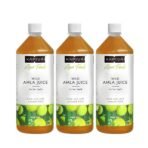 Kapiva Wild Amla Juice (3L) | Suitable for healthy Hair & Skin | Detox juice for weight loss | Natural Source of Vitamin C | Organic & Natural Juice Made With Cold Pressed Amla from Pratapgarh | No Added Sugar | Super Saver Pack of 3 - Fast UK Delivery