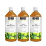 Kapiva Wild Amla Juice (3L) | Suitable for healthy Hair & Skin | Detox juice for weight loss | Natural Source of Vitamin C | Organic & Natural Juice Made With Cold Pressed Amla from Pratapgarh | No Added Sugar | Super Saver Pack of 3 - Fast UK Delivery