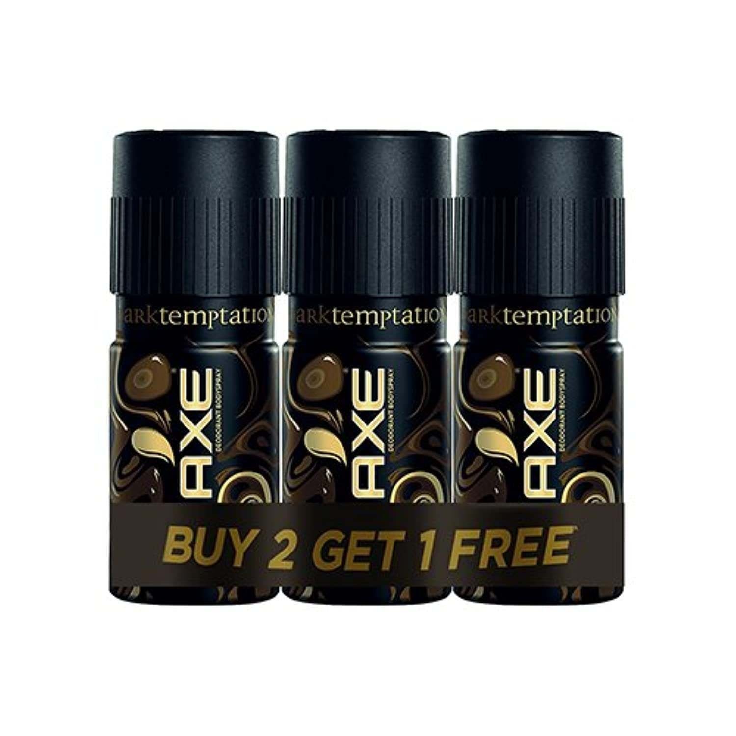 uk61NqRIcRtqL-1-1.jpg AXE Dark Temptation Deodorant for Men, 150ml (Buy 2 Get 1 Free) - Fast UK Delivery - Image 1