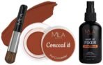 MILA Beaute Makeup Fixer |Makeup Setting Spray | Dermatalogically Tested 75ml Conceal It Pot Concealer For Face Makeup | Shade - (Orange Corrector, 4g) - Fast UK Delivery