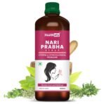 Healthally Ayurvedic Woman Health Tonic|PCOS PCOD Periods Care Syrup with Arjun Chal Tulsi Amla Gokhru|Leucorrhoea,White Discharge Periods Pain Relief|Safe for Woman - 500 ML - Fast UK Delivery