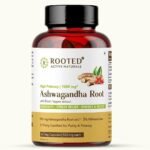 Rooted Ashwagandha Root Capsules (5% Withanolides), Pure Extract | Supports Stress, Anxiety Relief, Energy & Immunity | 60 Caps, 500 Mg Each - Fast UK Delivery