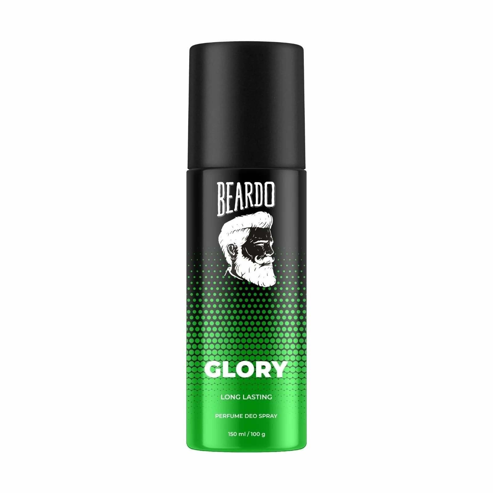 uk61OqJdkuCaL-1-1.jpg BEARDO PERFUME DEO SPRAY - Glory, 150ml | Get compliments with Long lasting Fougere, Aromatic Deodorant Brand | Ideal gift for Men | Christmas gift for men | Gift For Friends | Gift for men - Fast UK Delivery - Image 1