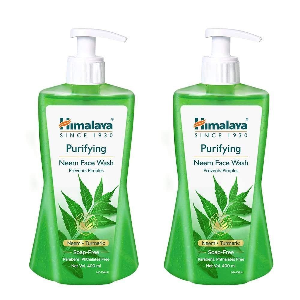 uk61OtI2NDQ7L-1-1.jpg Himalaya Purifying Neem Face Wash 400ML (pack of 2) - Fast UK Delivery - Image 1