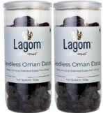 Lagom Gourmet Seedless Omani Dates 1 kg | All Natural | No Preservatives | No Added Sugar | Gluten Free | Vegan | Plant Based | Non GMO | Dates Dry Fruits | Khajur | Khajoor | Khejur - Fast UK Delivery