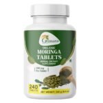Grenera Moringa Oleifera Tablets 1000mg - Made wit Uncoated Raw Dried Moringa Leaf - Non-GMO Whole Green Super-Food 240 Count (Pack of 1)