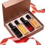 mCaffeine The Addiction Collection Perfume Gift Set for Men & Women | Premium Fragrances - 20ml x 4 | Gift Set For Special Occasions | Valentine Gift | Long Lasting Perfume Set for Men and Women | Birthday, Girlfriend Boyfriend - Fast UK Delivery