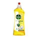 Dettol Lemon Fresh Dishwash liquid and Cleaning Gel || Cuts Tough Grease || Remove germs || 750ml, bottle - Fast UK Delivery