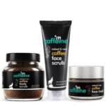 MCaffeine Coffee De-Tan Kit | Exfoliation | Body Scrub, Face Scrub, Face Mask | Oily/Normal Skin | Paraben and Mineral Oil-free - Fast UK Delivery