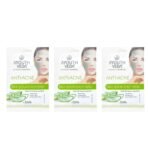 Ayouthveda Anti Acne Face Serum Sheet Mask |Makes skin Soft & Shiny | With the Goodness of Aloe Vera, Neem, Clove & Berberis | Daily Glow Sheet Mask For Hydrated Skin (Pack Of 3-20g each) - Fast UK Delivery