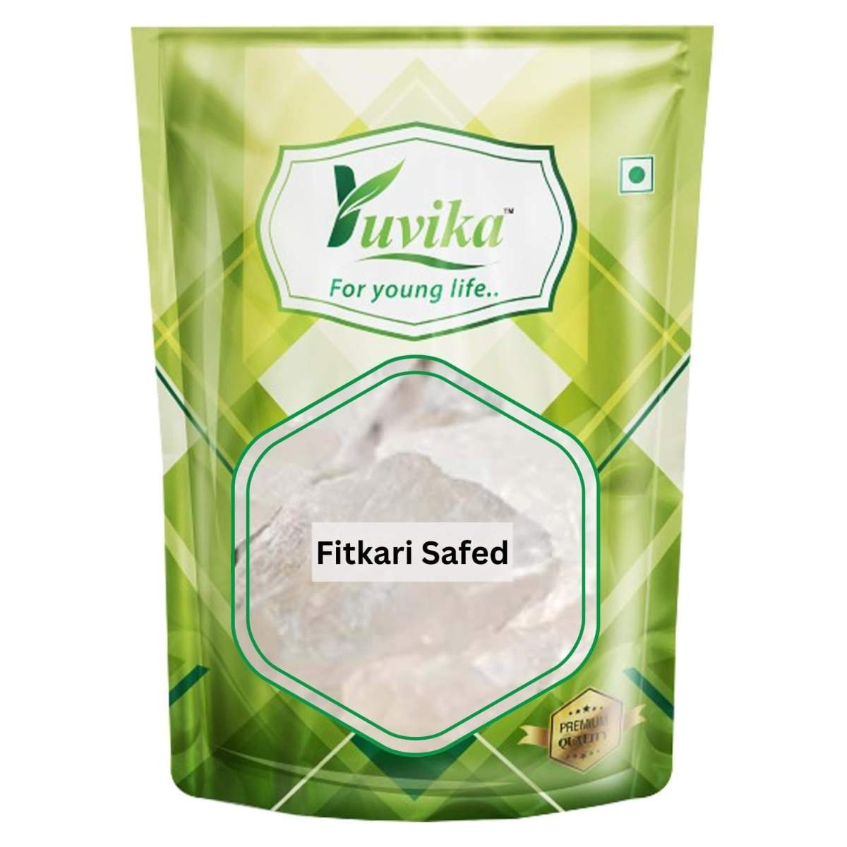 uk61Pd4W0z9qL-1.jpg YUVIKA Fitkari Safed - Phitkari Safed - Potassium Alum - Alum White (200 Grams) - Fast UK Delivery - Image 1