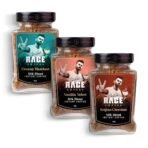 Rage Coffee Silk Blend Instant Coffee | Belgian Chocolate, Creamy Hazelnut & Vanilla Velvet Silk Blend Flavoured Coffee 60 GMs Each | 100% Pure Instant Coffee | Premium, Bold & Smooth | Pack of 3 - Fast UK Delivery
