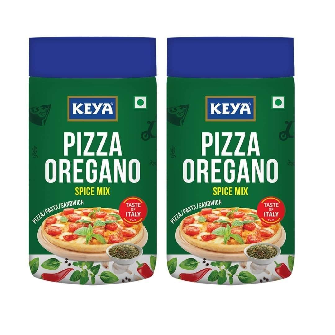 uk61PmMDoHeuL-1-1.jpg Keya Italian Pizza Oregano | Pizza Oregano Spice Mix|Healthy Italian Seasoning|Multipurpose Seasoning| 100% Natural|Vegan| Zero Preservatives, Artifical Colours & Flavours |No MSG | Marinade Mix, Dip Mix, Sprinkler |Perfect for Pizza, Pasta, Garlic Bread, Sweet Corn, Makhana | 80g | Pack of 2 - Fast UK Delivery - Image 1