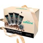 mCaffeine Coffee Detan Facial Travel Kit | Gift for Birthday and Anniversary | Value Pack of 5 Signature Face Care Products: Face Wash, Scrub, Mask, Moisturizer & Sunscreen for both Women and Men | Women's day Combo Set for Her | Best Gift Hamper for Mother & Wife - Fast UK Delivery