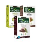 INDUS VALLEY 100% Organic Hair And Skin Care Combo - Amla Powder , Shikakai Powder & Reetha Powder - (100g * 3= 300g) Combo - Fast UK Delivery