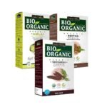 INDUS VALLEY 100% Organic Hair And Skin Care Combo - Amla Powder , Shikakai Powder & Reetha Powder - (100g * 3= 300g) Combo - Fast UK Delivery