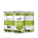 Berries And Nuts Dehydrated Dried Kiwi | Dry Fruit Kiwi | 600 Grams | 3 Bottle of 200 Grams - Fast UK Delivery