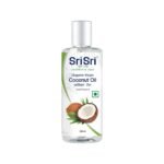 Sri Sri Tattva Organic Virgin Coconut Oil, 200ml - Cold Pressed, Natural, Pure Coconut Oil for Healthy Hair and Skin Care - Suitable for Cooking - Fast UK Delivery