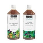 Kapiva Dia Control Combo | Kapiva Karela Jamun Juice 1L, Kapiva Diafree Juice 1L | Blend With Jamun, Karela, Amla, Guduchi | Helps Control Blood Sugar Level And Build Immunity, Pack of 2 - Fast UK Delivery