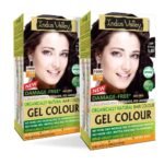 INDUS VALLEY Damage Free Natural Gel Hair Colour For Women | Ammonia & Ppd Free Organic Hair Colour With 100% Grey, Long Lasting Conditioning Hair Color | Light Brown 5.0 - Pack Of 2 (2X220 = 400 Ml) - Fast UK Delivery