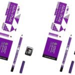 Plum Naturstudio All-Day-Wear Kohl Kajal, Matte Finish Black Brilliance With Free Sharpener, Smudge-Proof, Waterproof, 2-In-1 Eyeliner + Kajal Makeup, 1.2G (Pack of 2) - Fast UK Delivery