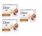 Dove Purely Pampering Shea Butter Cream Soap Pack of 3 - Fast UK Delivery