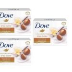 Dove Purely Pampering Shea Butter Cream Soap Pack of 3 - Fast UK Delivery