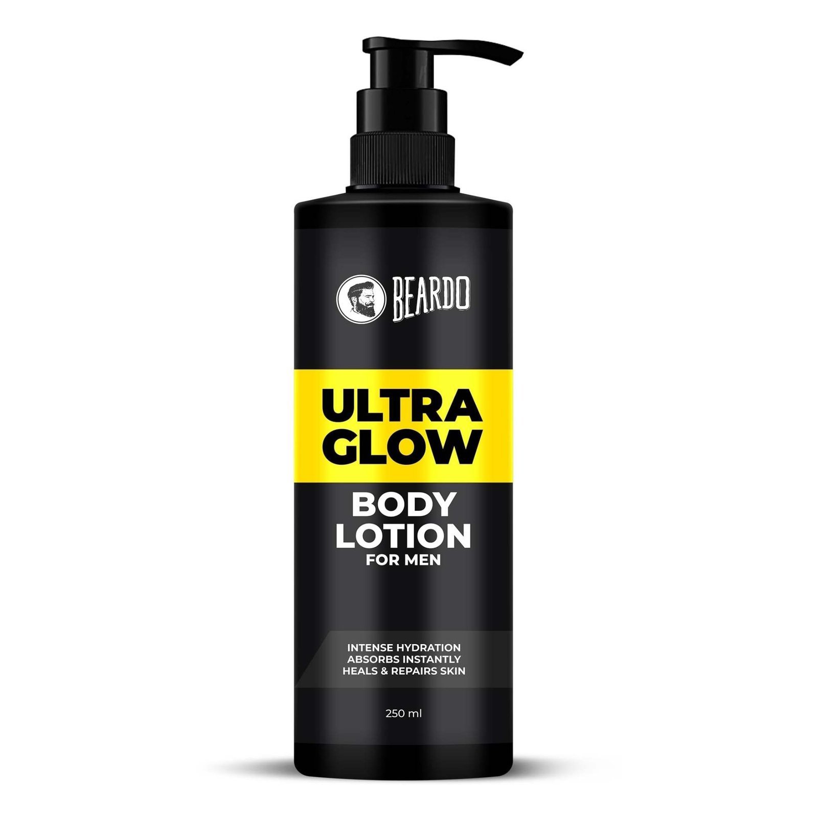 uk61RCTQFruL-1.jpg Beardo Ultraglow Body Lotion for Men, 250 ml | Hydrating & Light Weight Winter Moisturizer for Body | Moisturizes & Nourishes Dry Skin | Body Butter for Men - Fast UK Delivery - Image 1