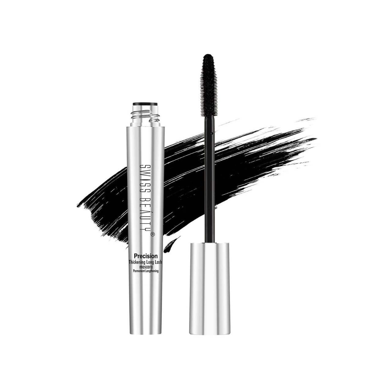 uk61RH5LWdzoL-1-1.jpg Swiss Beauty Waterproof Volume Mascara | Smudge Proof Curling Mascara For Eye Makeup | Jet Black, 8.5Ml | - Fast UK Delivery - Image 1