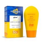 Aqualogica Glow+ Infused Water Sunscreen For All Skin Types Spf 50+ Pa++++ With Papaya&Vitamin C|Gives Glowing&Hydrated Skin|Lightweight,Hydrating & No White Cast - 50G,Pack Of 1 - Fast UK Delivery